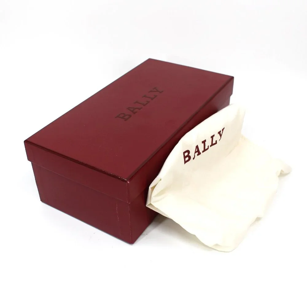 Bally Baldar Black Silk Weaved Silver Studded Slip-On Loafers EU 7.5 US 8.5 NEW